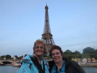 with brenda in front of the eiffel tower